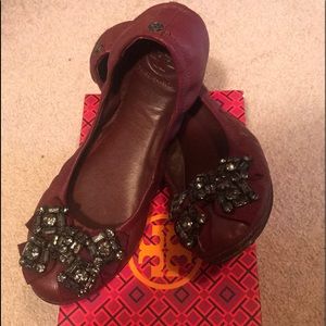 Tory Burch Azalea Flats Size 8